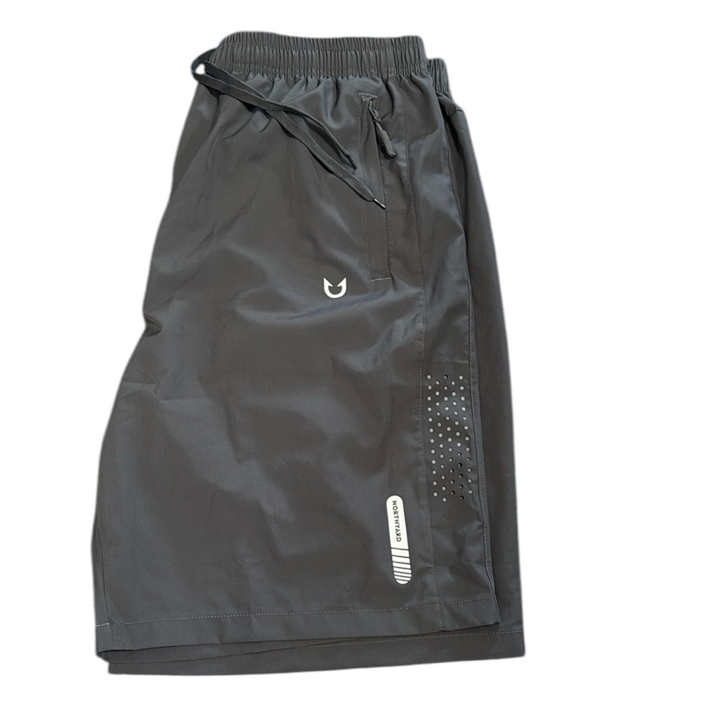 Northyard Men's Gray Athletic Shorts